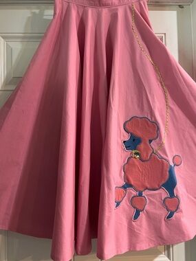 Vintage 1950’s Pink Poodle Skirt/ Stage Production Piece